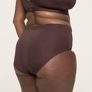 Lane Bryant Chocolate High-Rise Panties